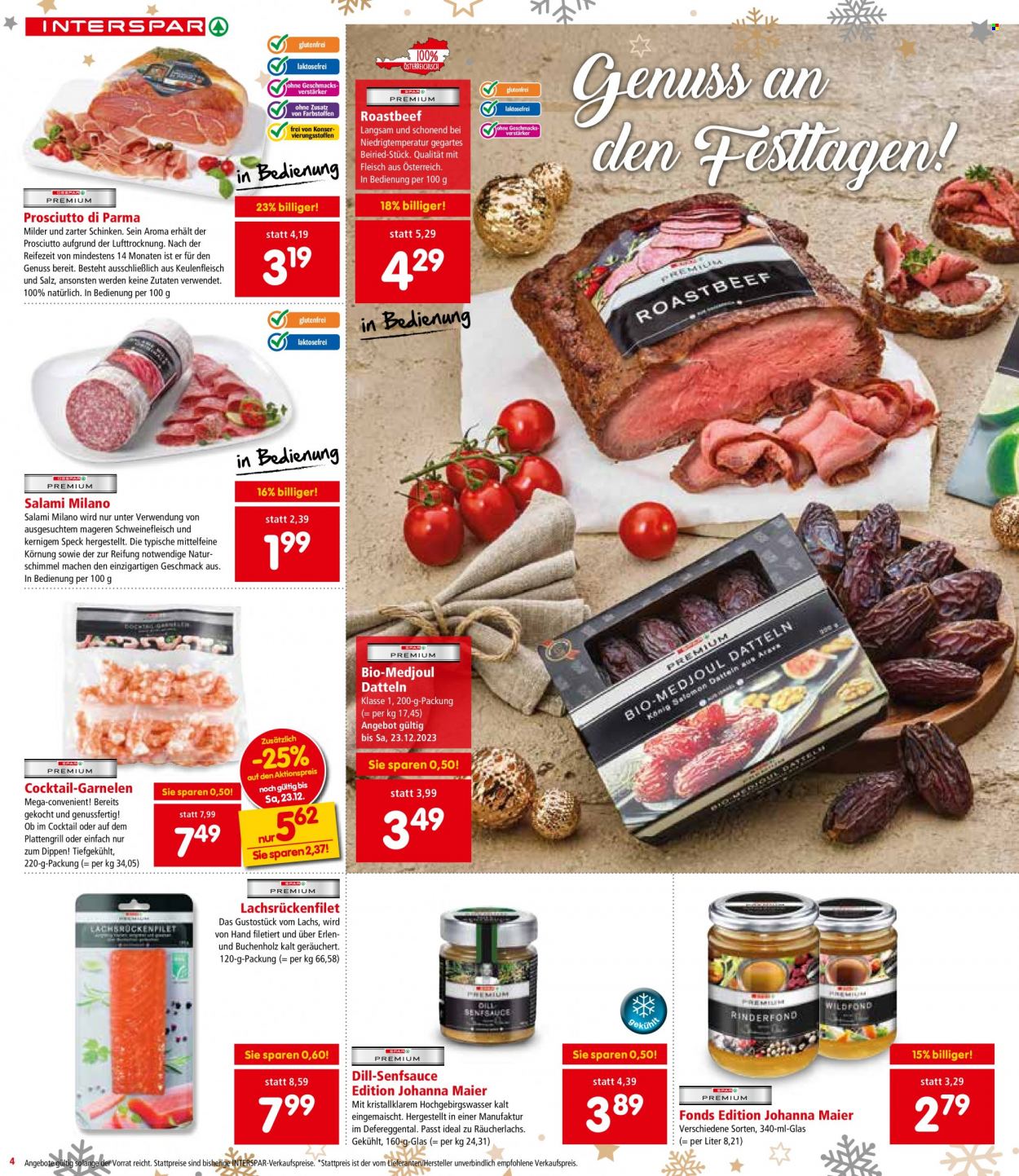 Angebote INTERSPAR - 20.12.2023 - 30.12.2023. Seite 4