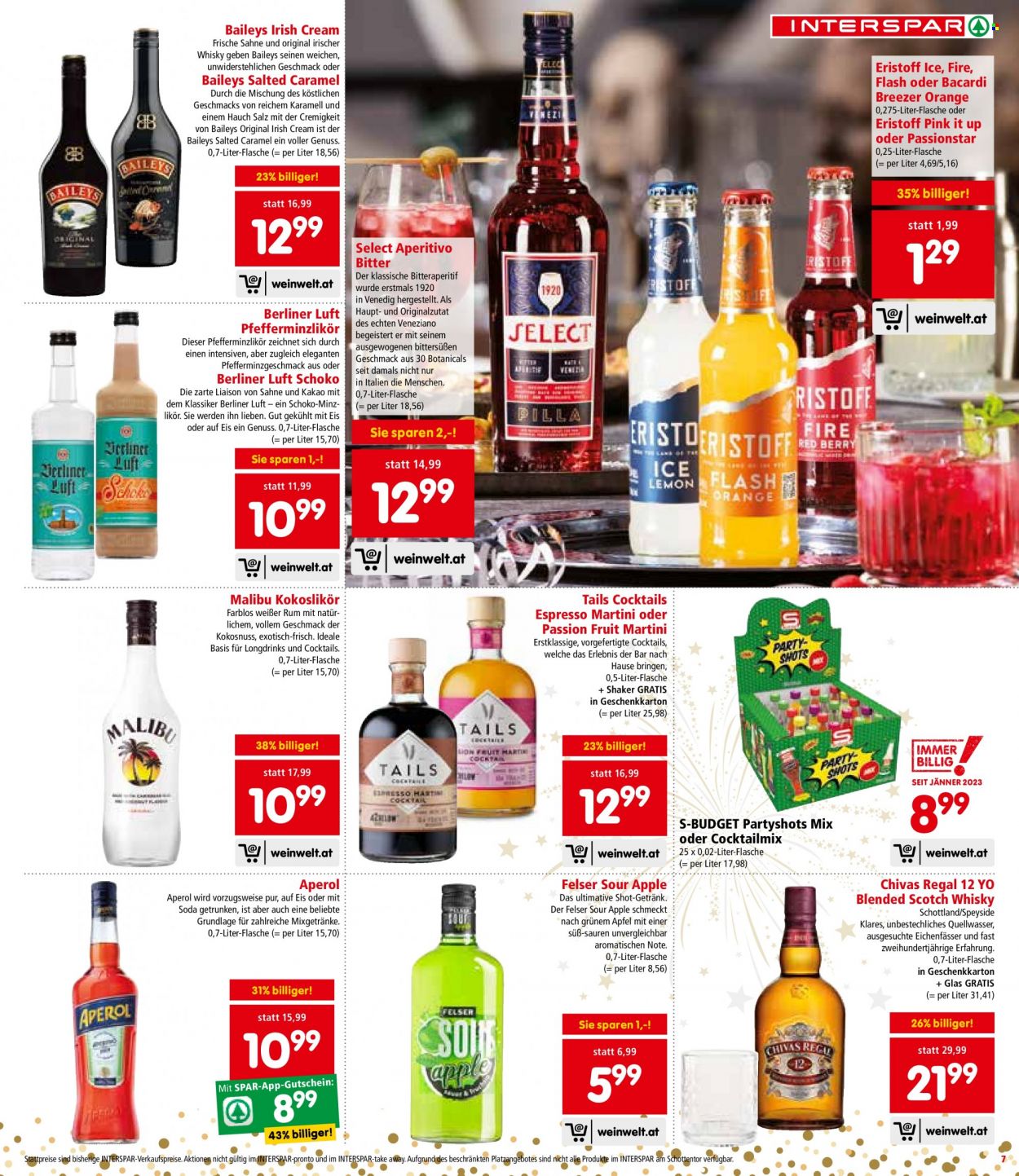 Angebote INTERSPAR - 27.12.2023 - 30.12.2023. Seite 7