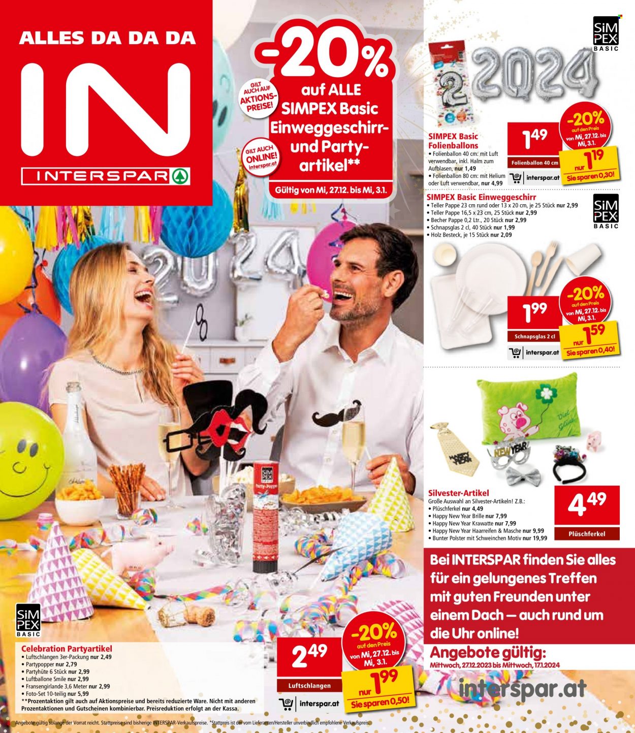 Angebote INTERSPAR - 27.12.2023 - 30.12.2023. Seite 8