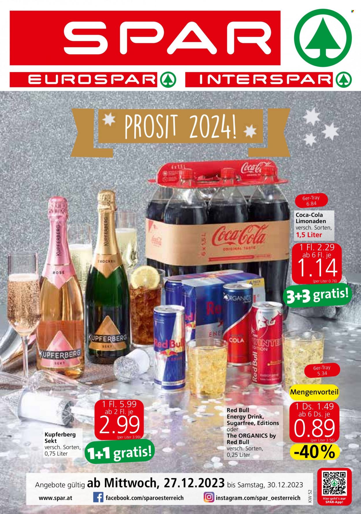 Angebote SPAR - 27.12.2023 - 30.12.2023. Seite 1