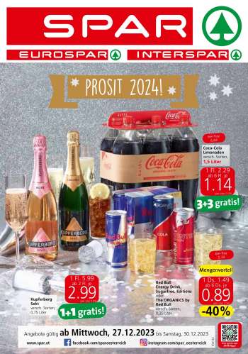 Angebote SPAR - 27.12.2023 - 30.12.2023.