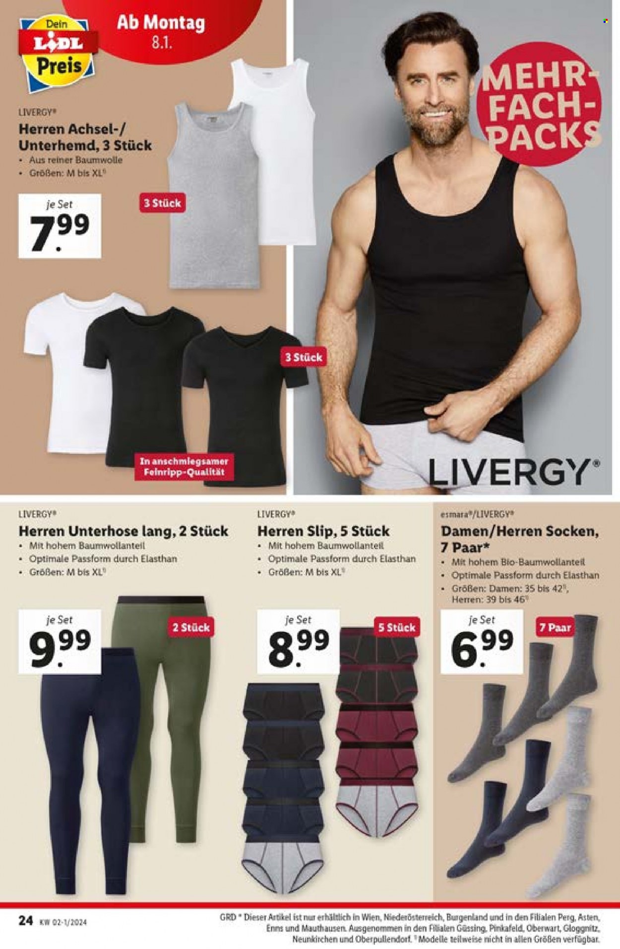 Angebote Lidl - 4.1.2024 - 10.1.2024. Seite 24