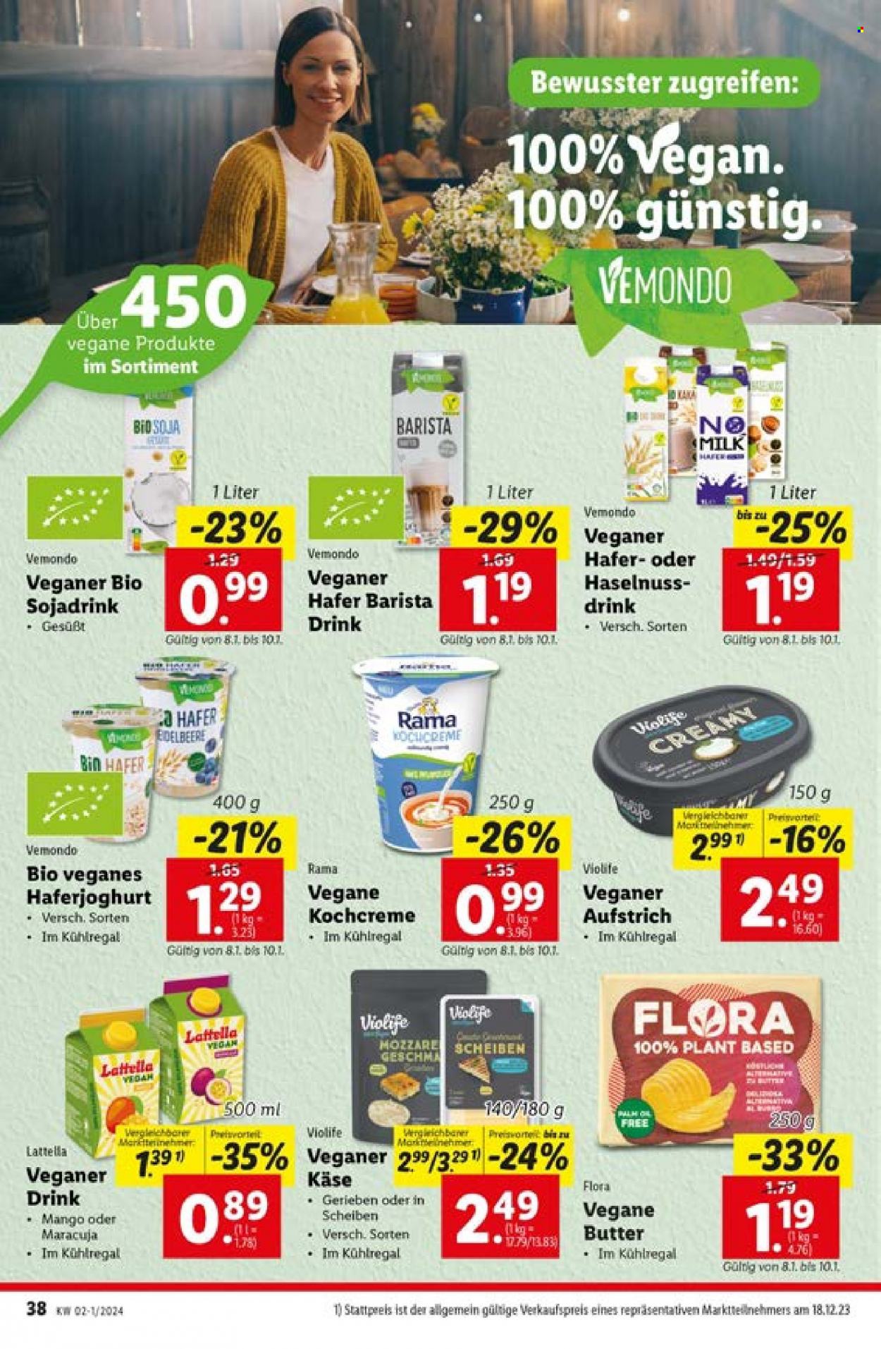 Angebote Lidl - 4.1.2024 - 10.1.2024. Seite 38