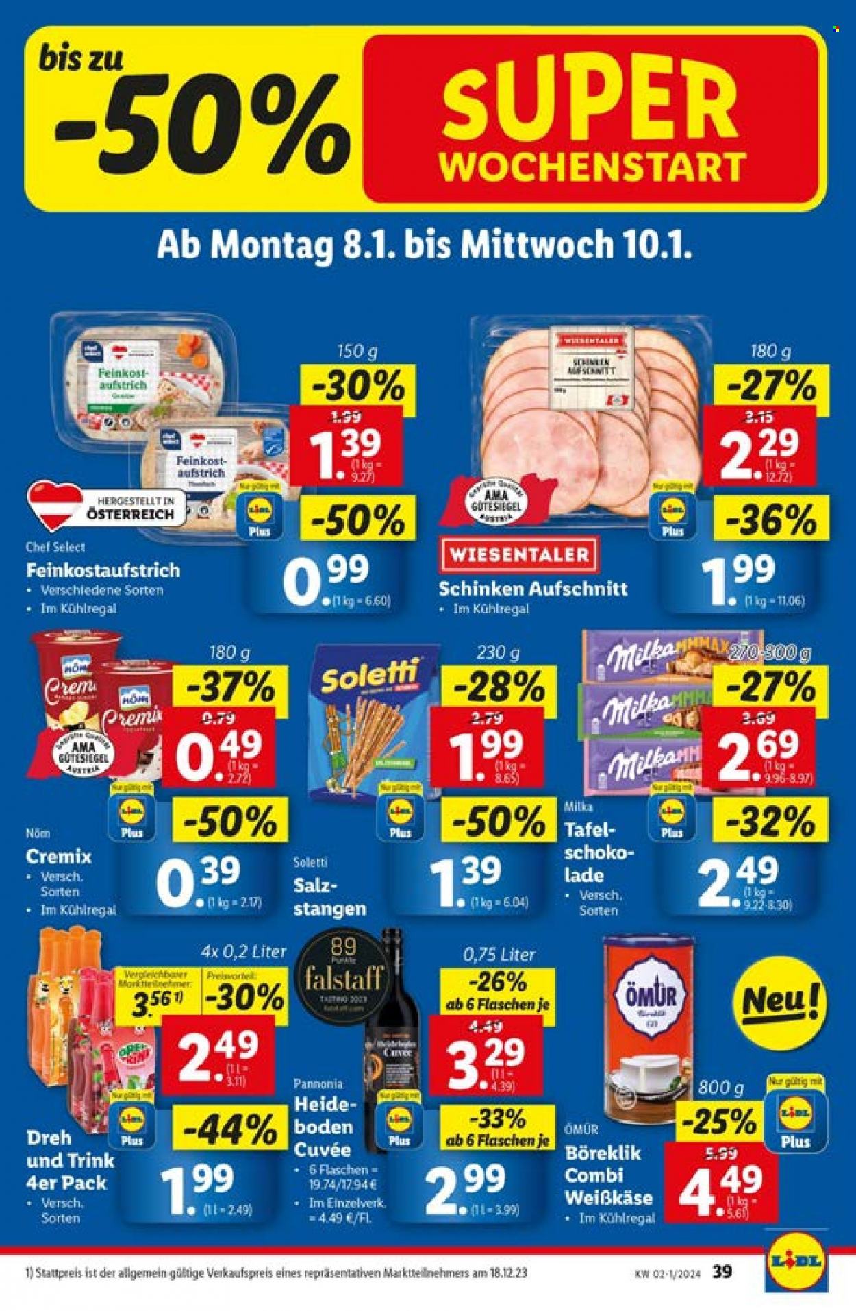 Angebote Lidl - 4.1.2024 - 10.1.2024. Seite 39