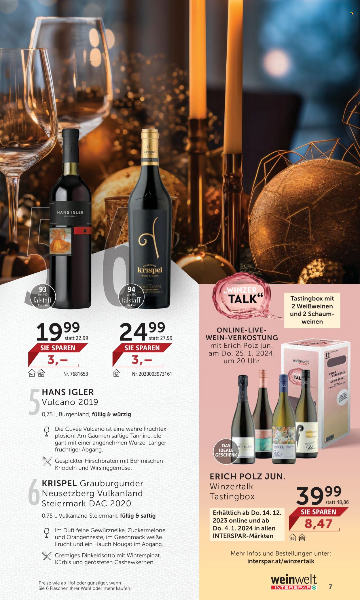 Angebote INTERSPAR - 5.12.2023 - 10.1.2024. Seite 7