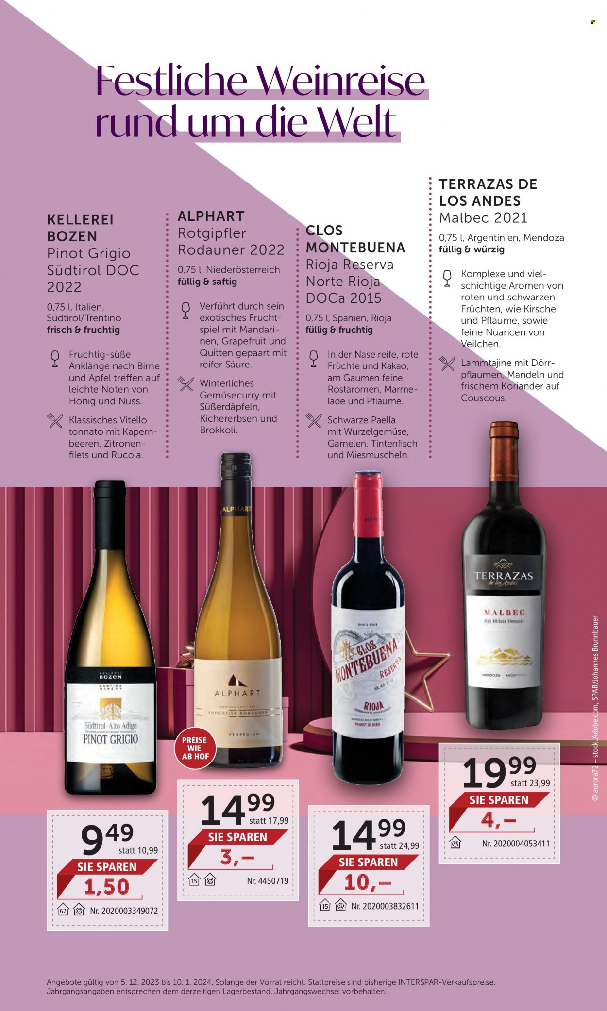 Angebote INTERSPAR - 5.12.2023 - 10.1.2024. Seite 8