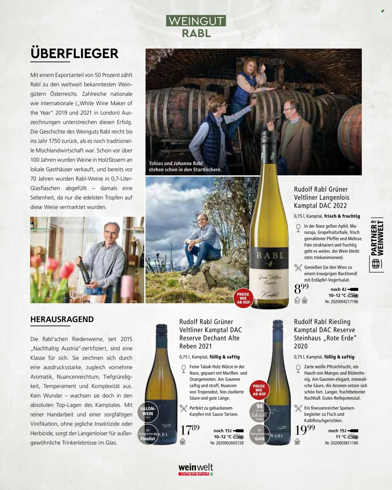 Angebote INTERSPAR - 31.12.2023 - 31.3.2024. Seite 37