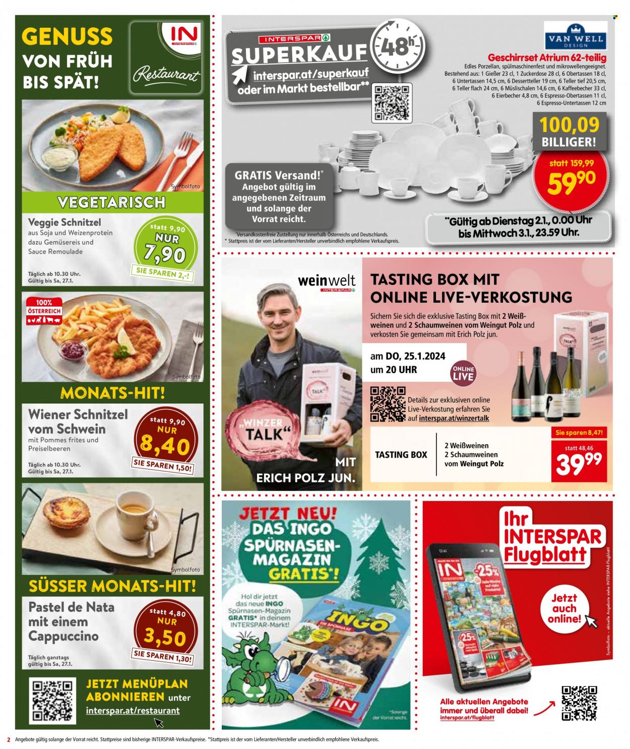 Angebote INTERSPAR - 2.1.2024 - 17.1.2024. Seite 2