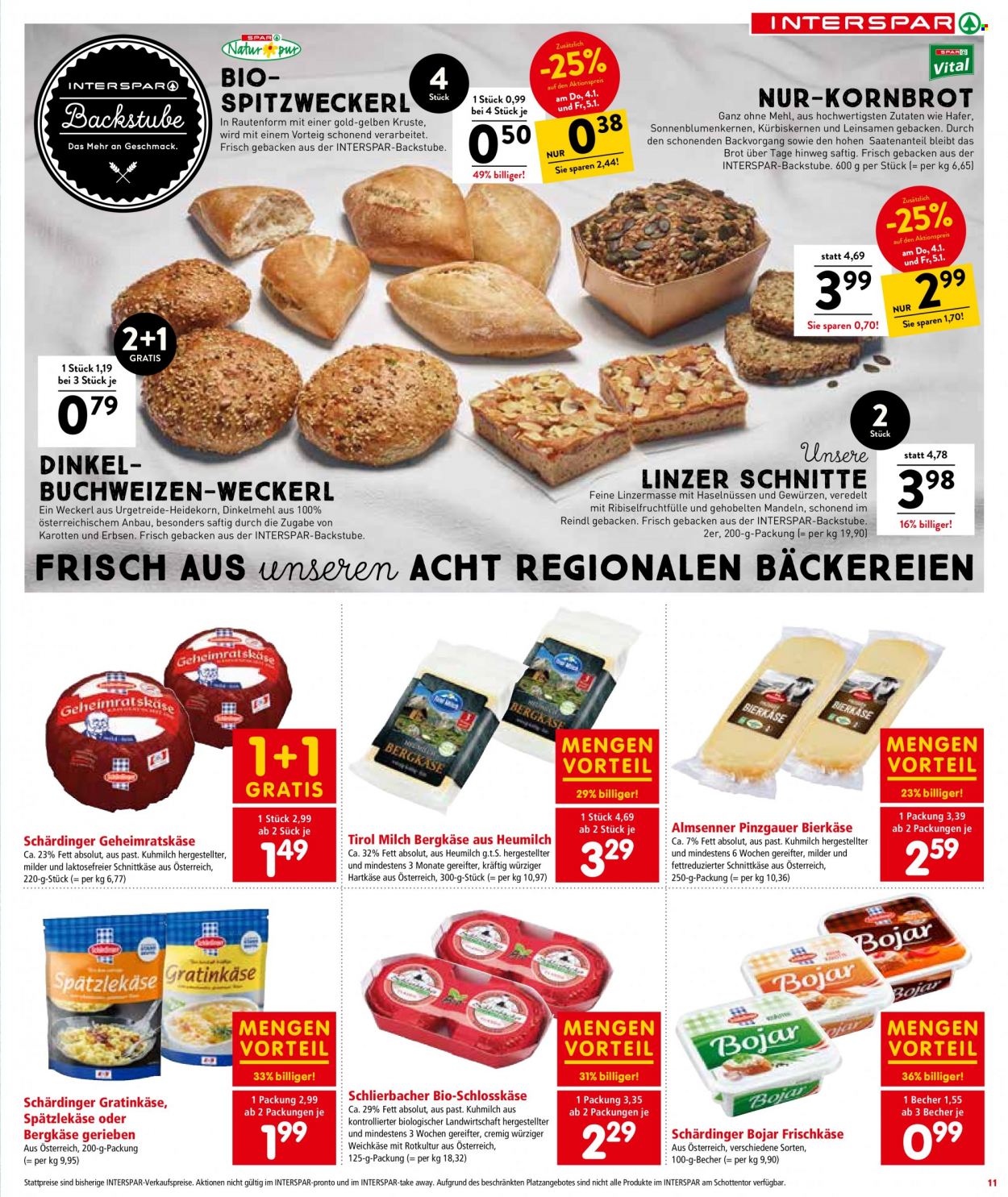 Angebote INTERSPAR - 2.1.2024 - 17.1.2024. Seite 11