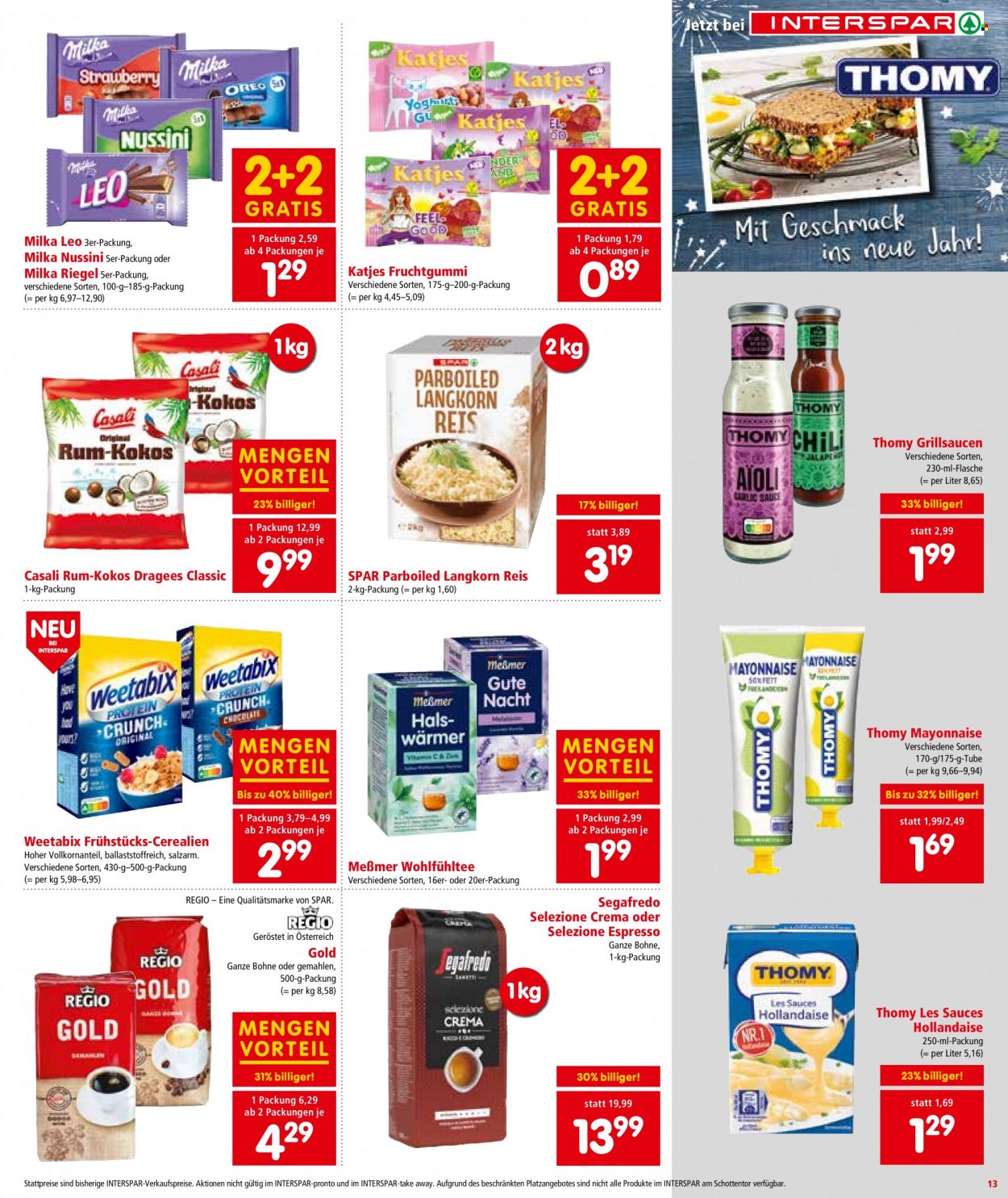 Angebote INTERSPAR - 2.1.2024 - 17.1.2024. Seite 13