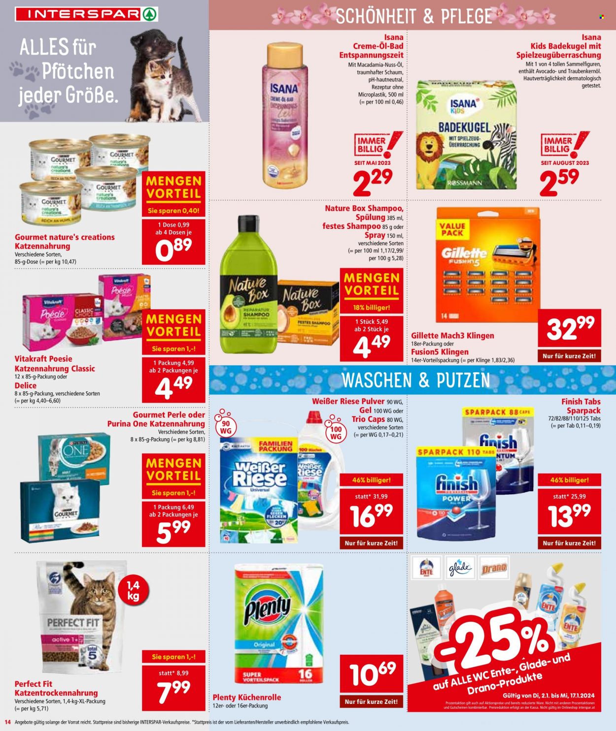 Angebote INTERSPAR - 2.1.2024 - 17.1.2024. Seite 14