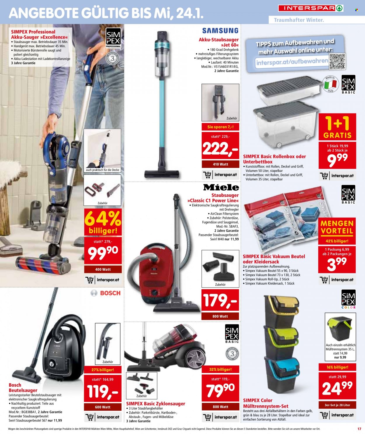 Angebote INTERSPAR - 2.1.2024 - 17.1.2024. Seite 17
