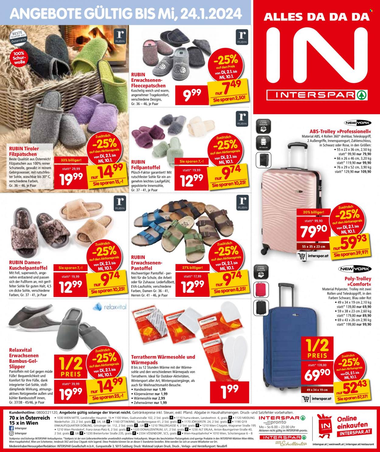 Angebote INTERSPAR - 2.1.2024 - 17.1.2024. Seite 24
