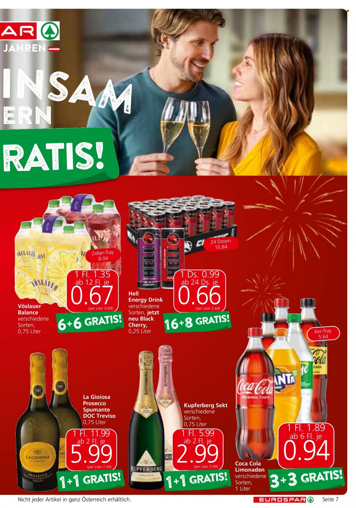 Angebote EUROSPAR - 2.1.2024 - 17.1.2024. Seite 7