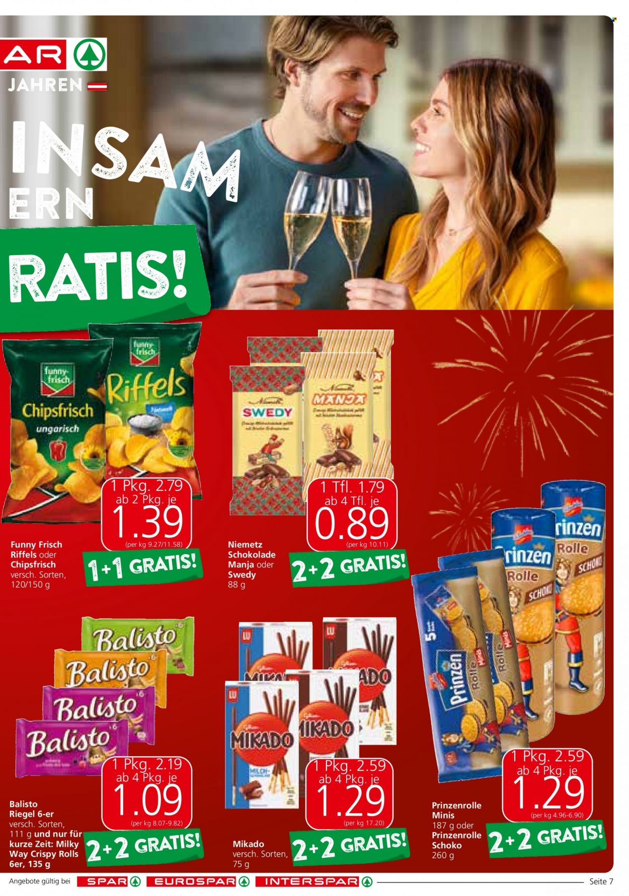 Angebote SPAR - 2.1.2024 - 17.1.2024. Seite 7