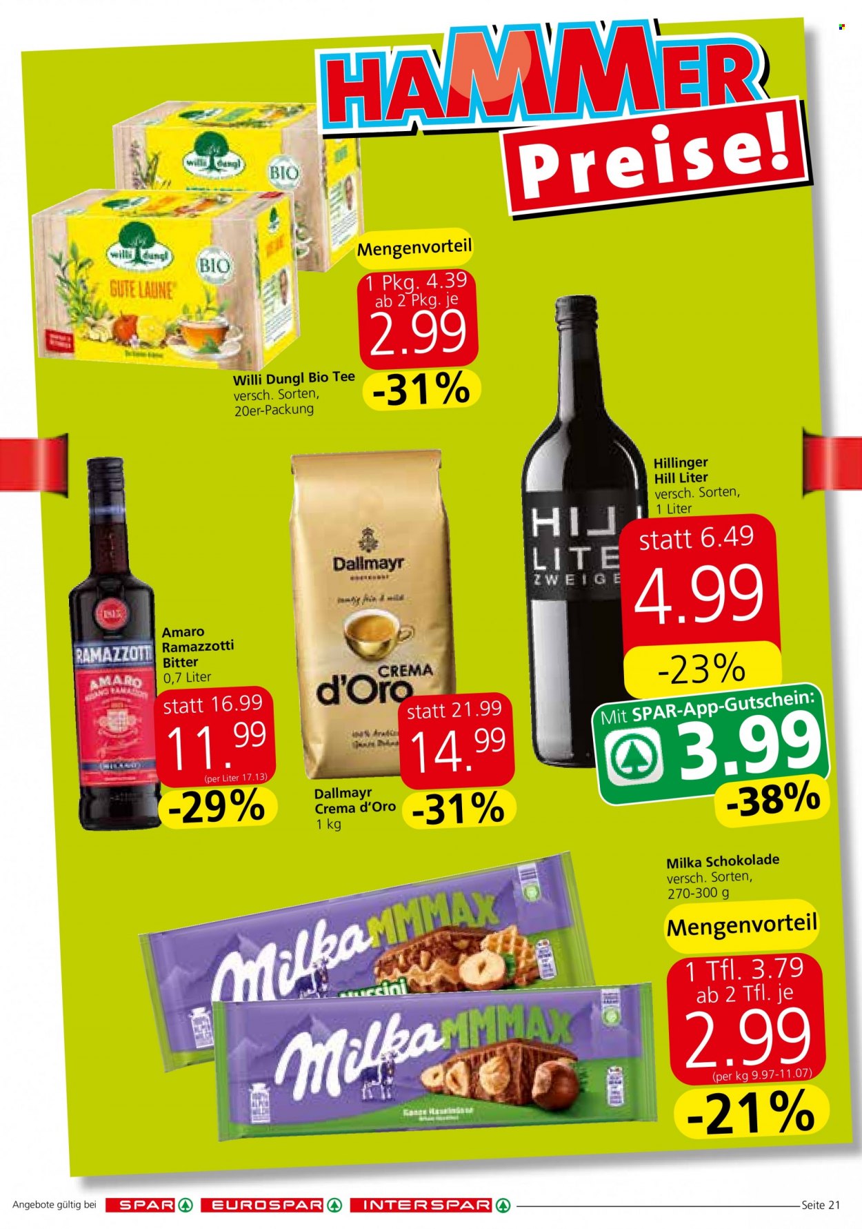 Angebote SPAR - 2.1.2024 - 17.1.2024. Seite 21