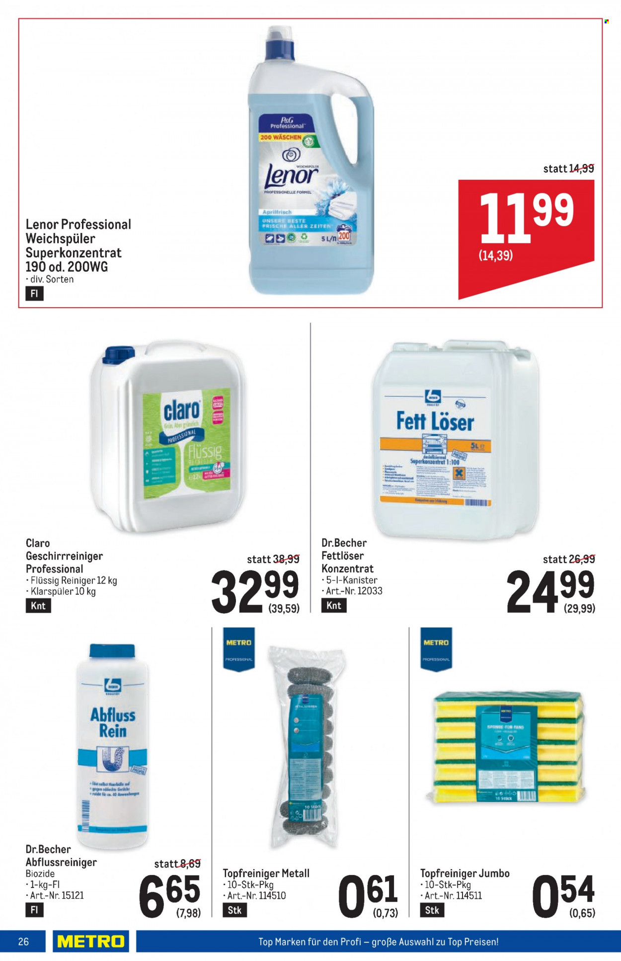 Angebote Metro - 2.1.2024 - 10.1.2024. Seite 26