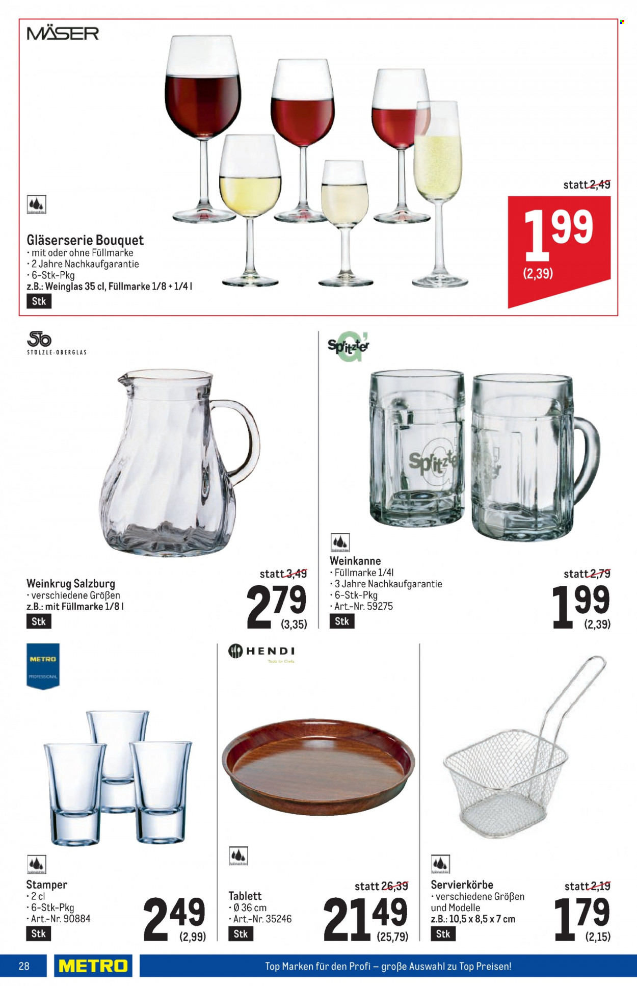 Angebote Metro - 2.1.2024 - 10.1.2024. Seite 28