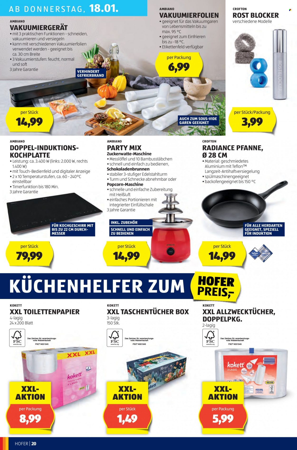 Angebote Hofer - 12.1.2024 - 18.1.2024. Seite 22