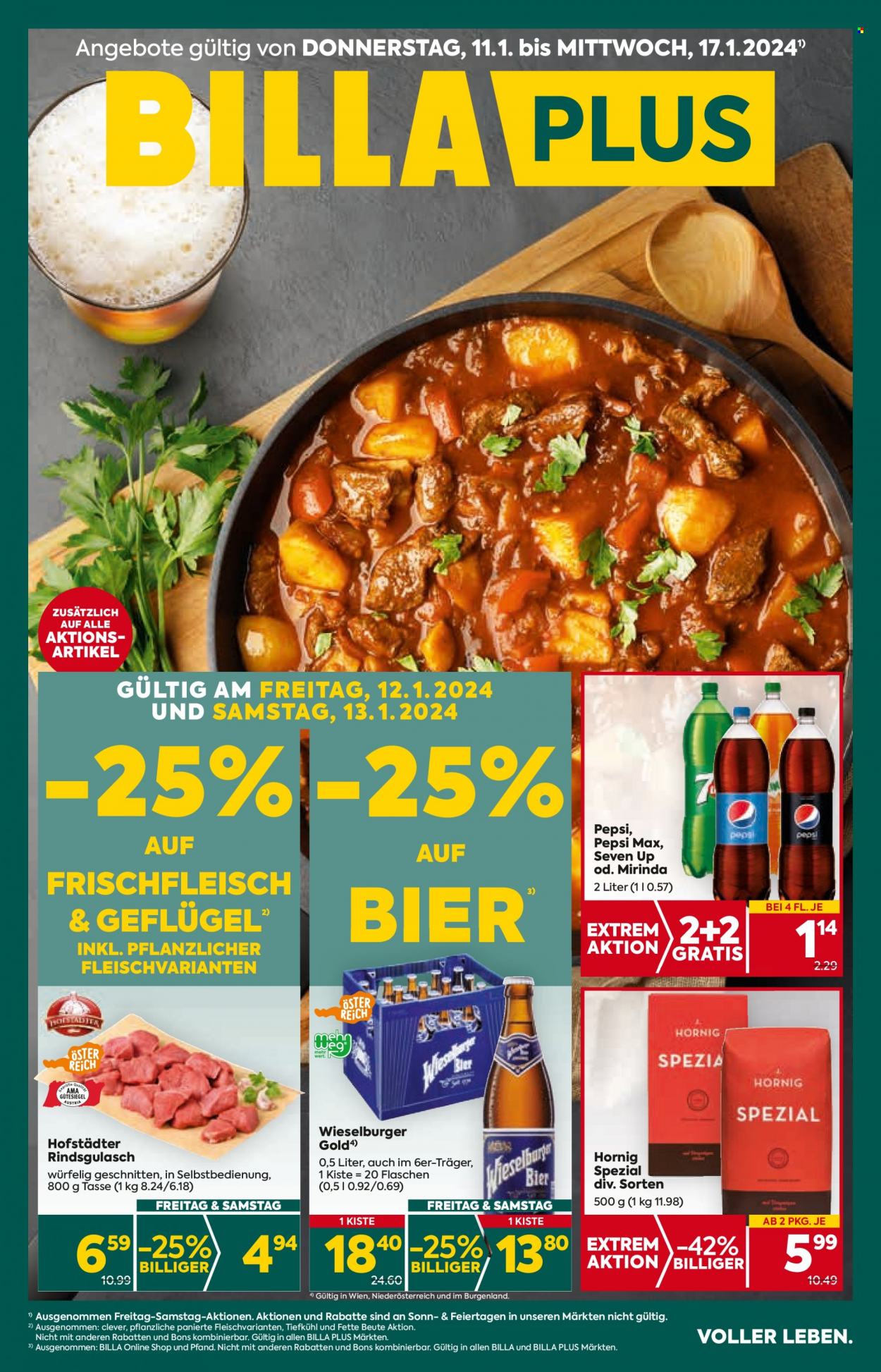 Angebote Billa Plus - 11.1.2024 - 17.1.2024. Seite 1