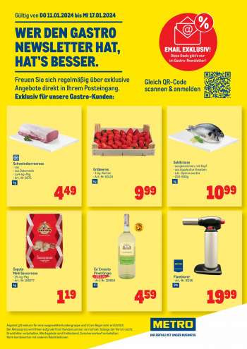 Angebote Metro - 11.1.2024 - 17.1.2024.