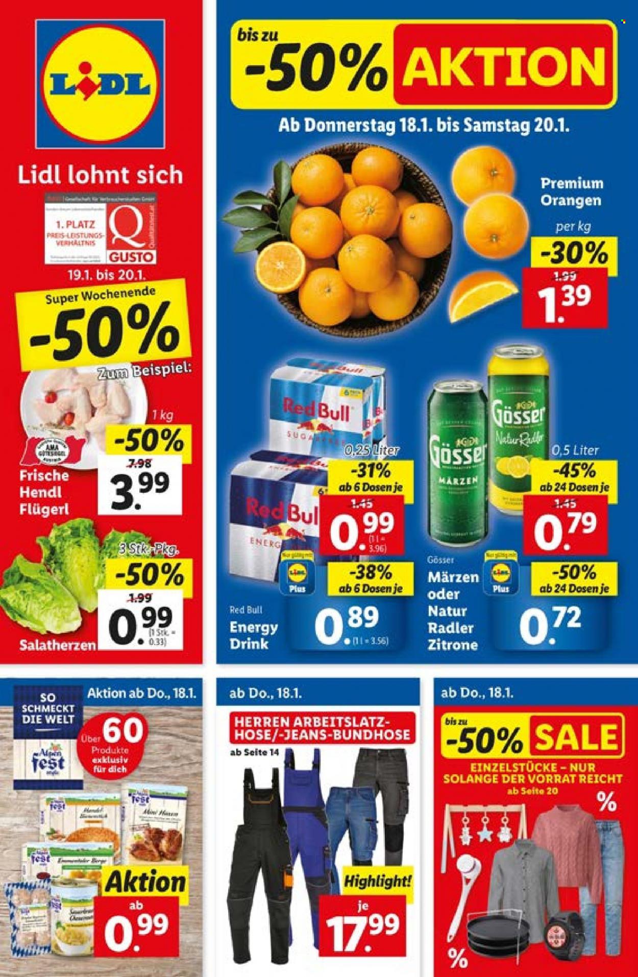 Angebote Lidl - 18.1.2024 - 24.1.2024. Seite 1