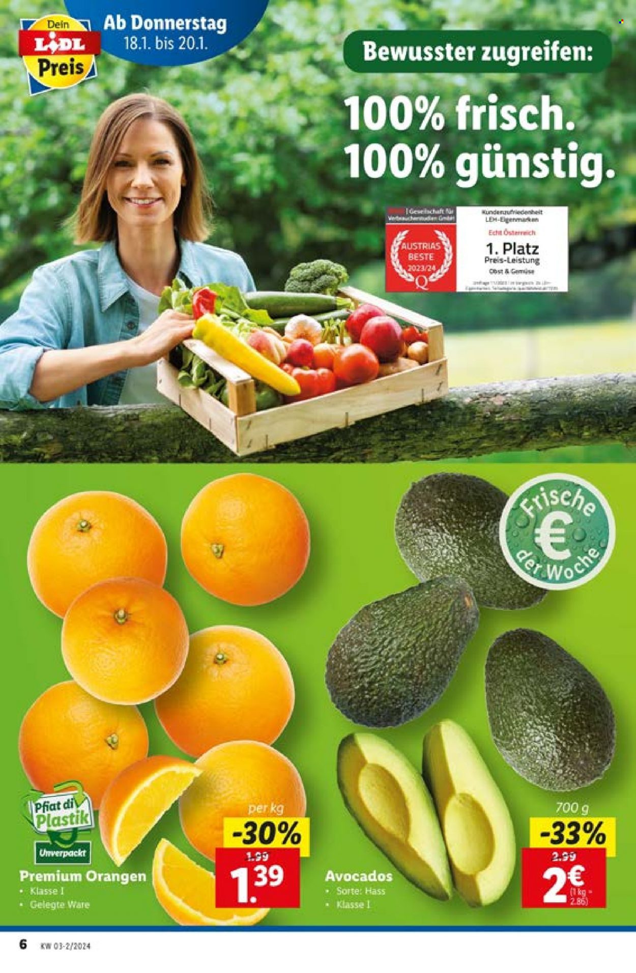 Angebote Lidl - 18.1.2024 - 24.1.2024. Seite 6