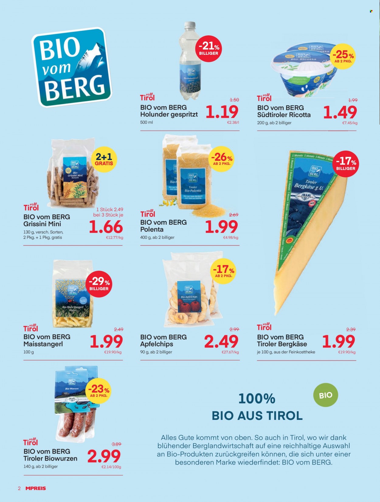 Angebote MPREIS - 15.1.2024 - 21.1.2024. Seite 2