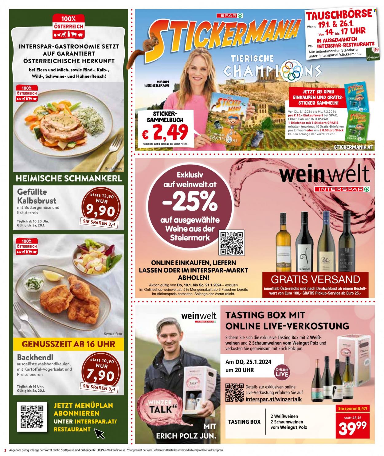 Angebote INTERSPAR - 18.1.2024 - 31.1.2024. Seite 2