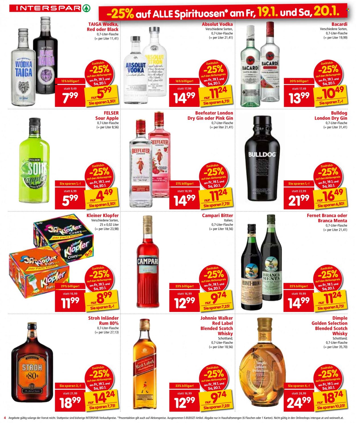 Angebote INTERSPAR - 18.1.2024 - 31.1.2024. Seite 4