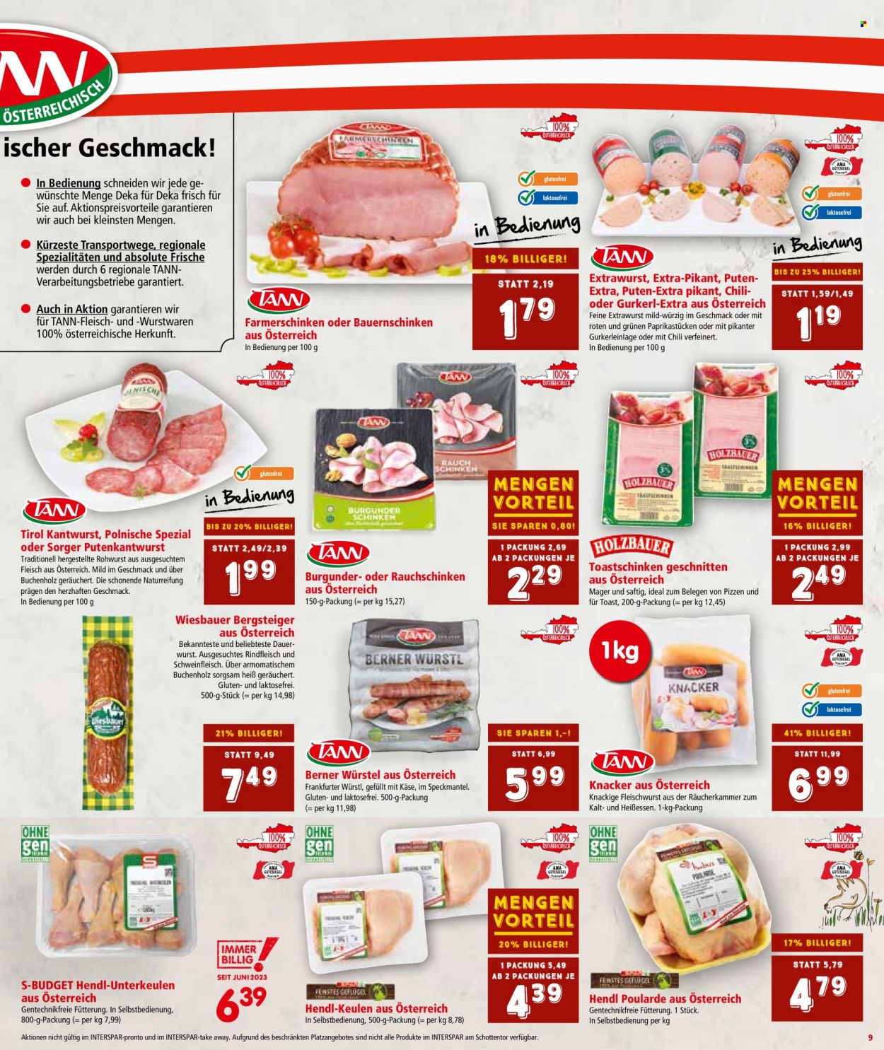 Angebote INTERSPAR - 18.1.2024 - 31.1.2024. Seite 9