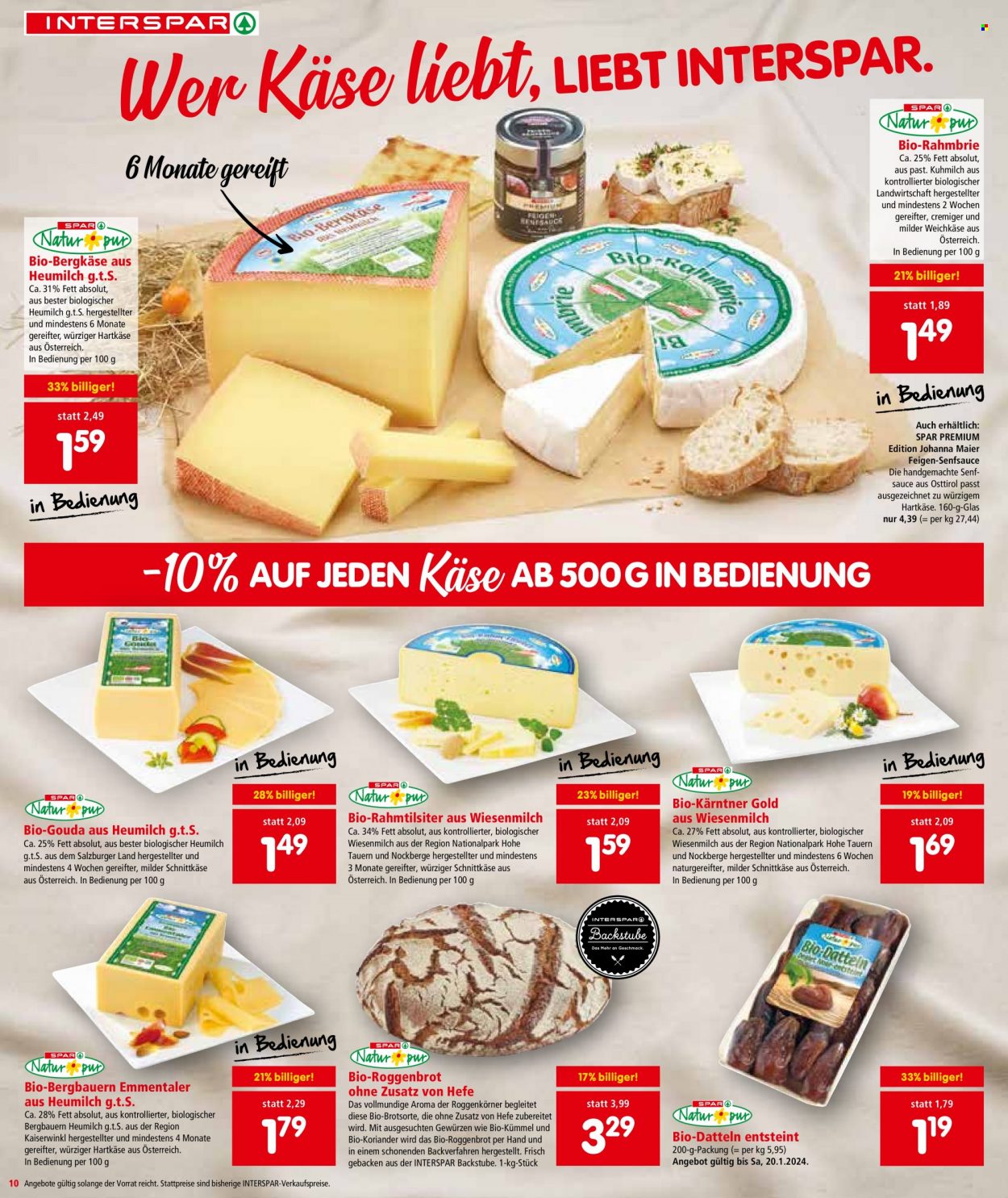 Angebote INTERSPAR - 18.1.2024 - 31.1.2024. Seite 10