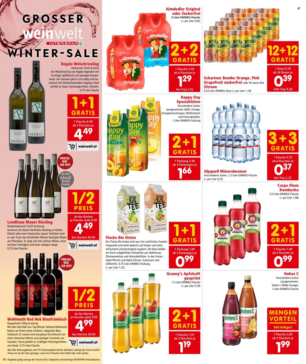 Angebote INTERSPAR - 18.1.2024 - 31.1.2024. Seite 14