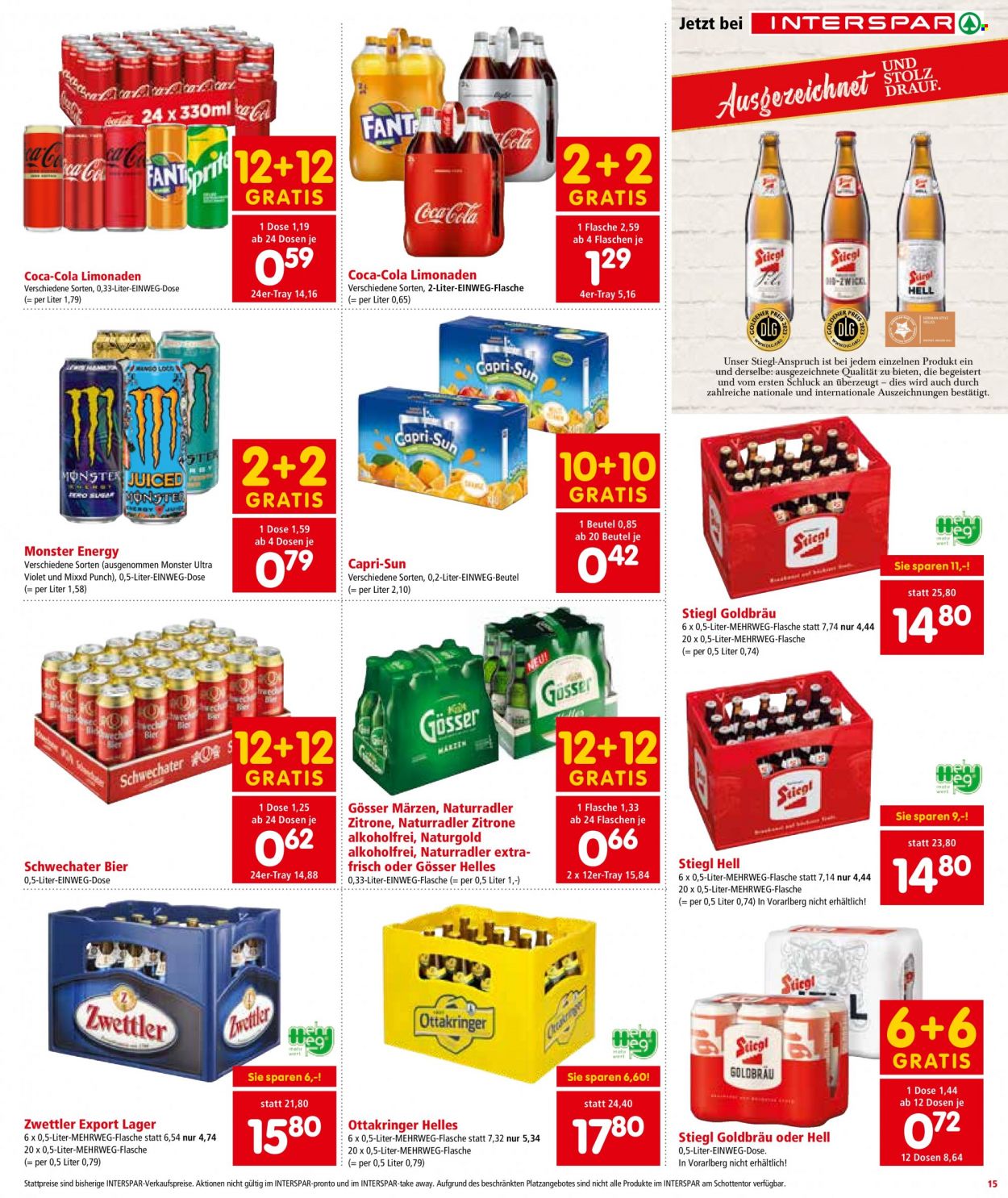 Angebote INTERSPAR - 18.1.2024 - 31.1.2024. Seite 15