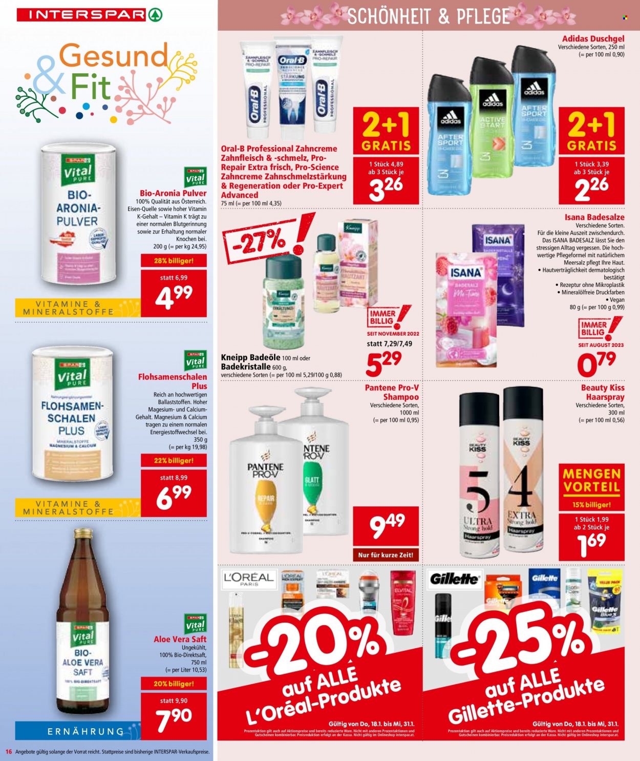 Angebote INTERSPAR - 18.1.2024 - 31.1.2024. Seite 16