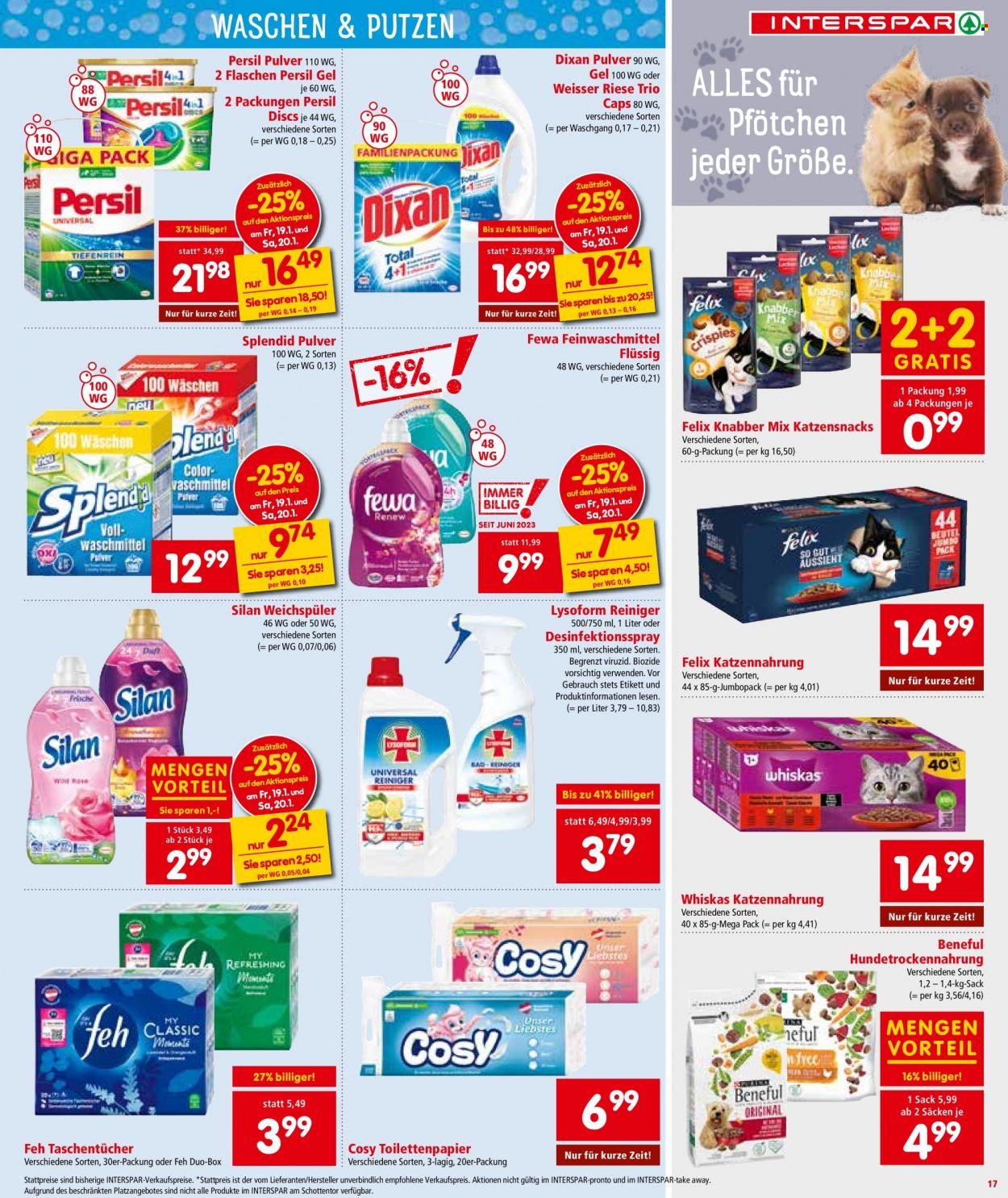 Angebote INTERSPAR - 18.1.2024 - 31.1.2024. Seite 17