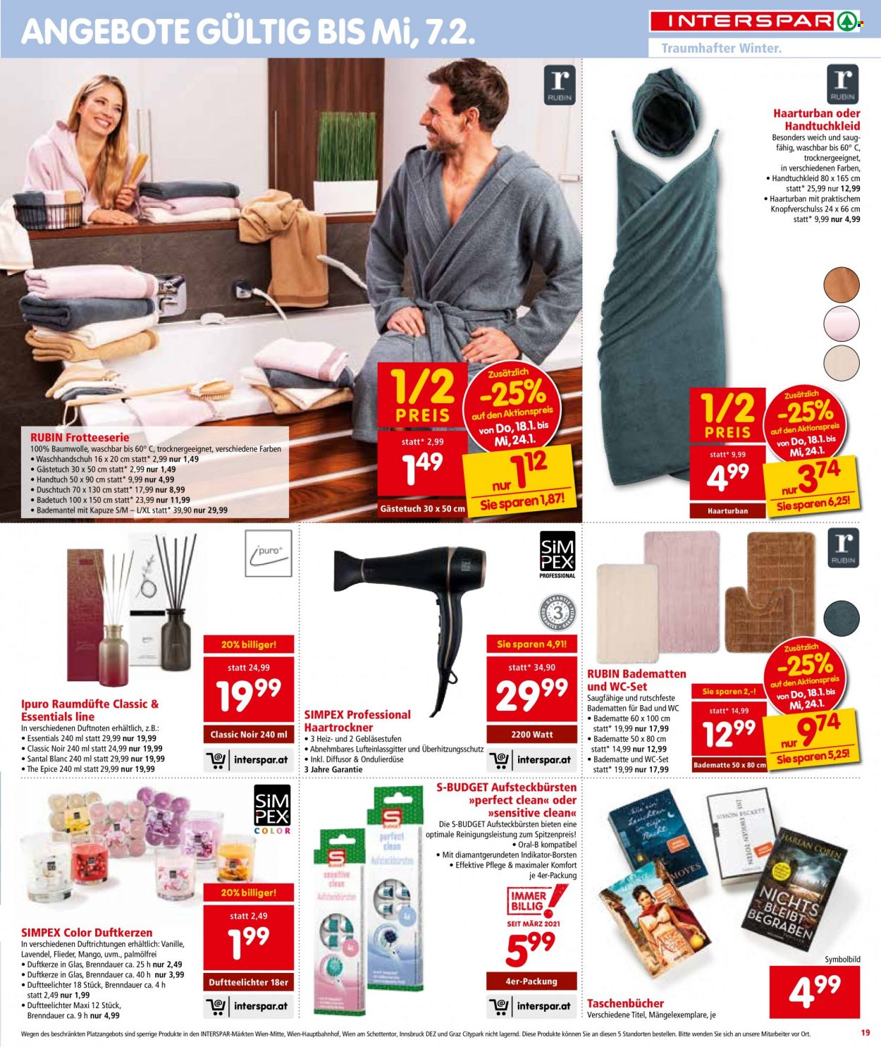 Angebote INTERSPAR - 18.1.2024 - 31.1.2024. Seite 19