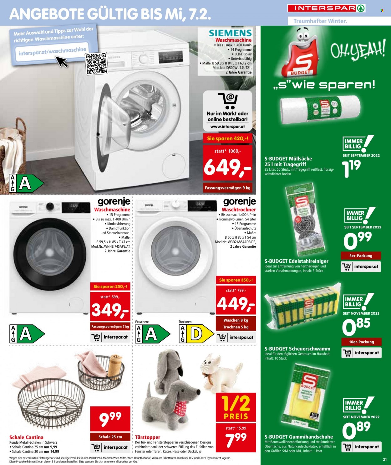 Angebote INTERSPAR - 18.1.2024 - 31.1.2024. Seite 21