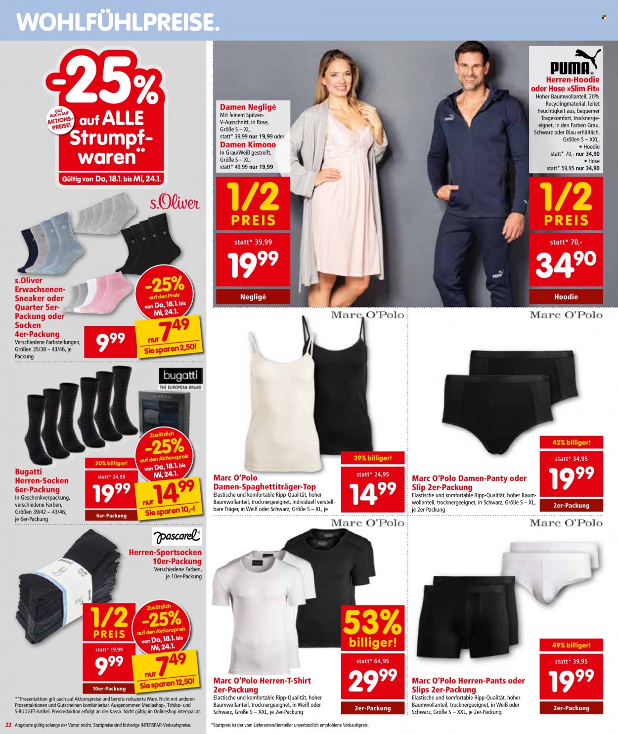 Angebote INTERSPAR - 18.1.2024 - 31.1.2024. Seite 22