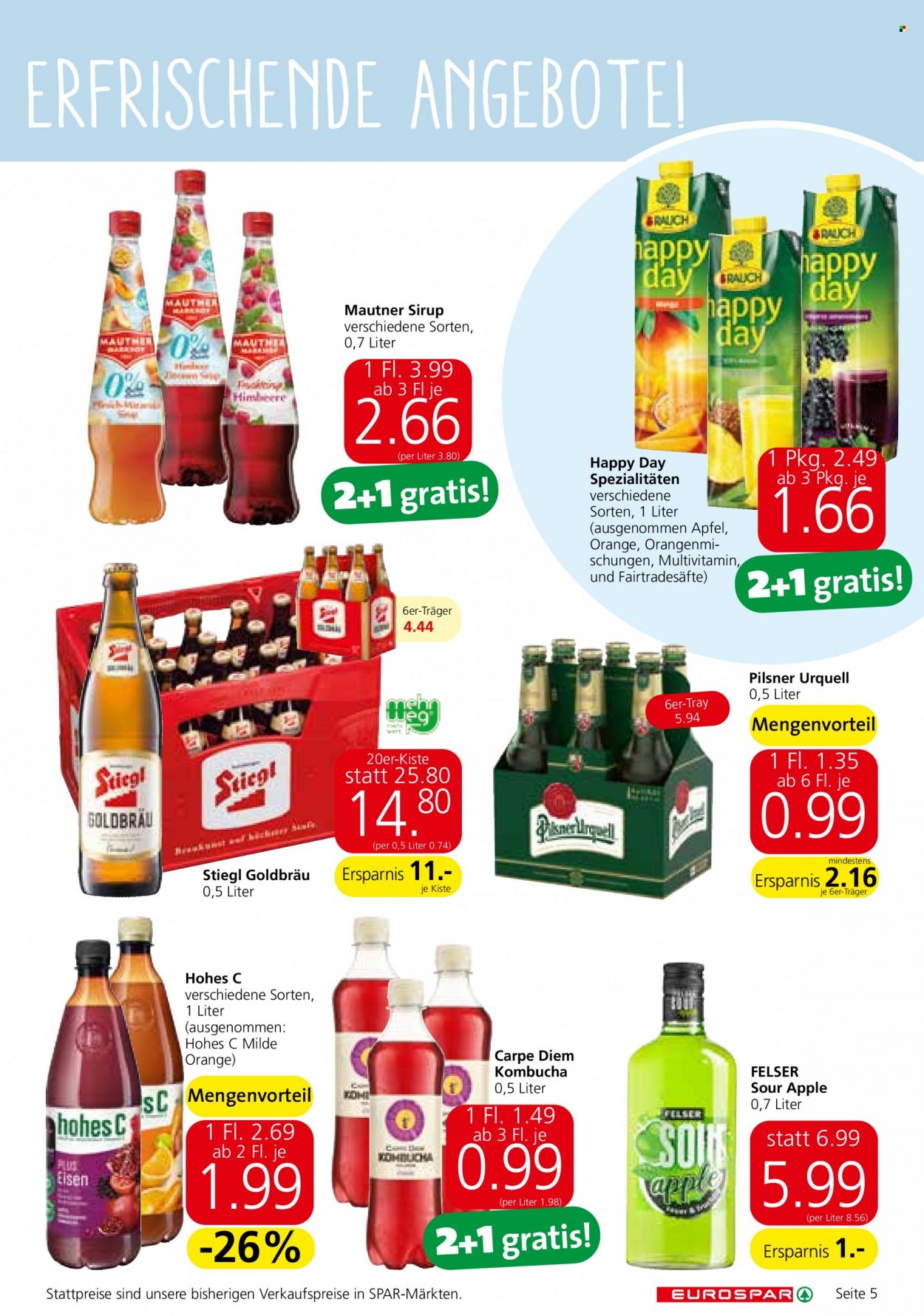 Angebote EUROSPAR - 18.1.2024 - 31.1.2024. Seite 5
