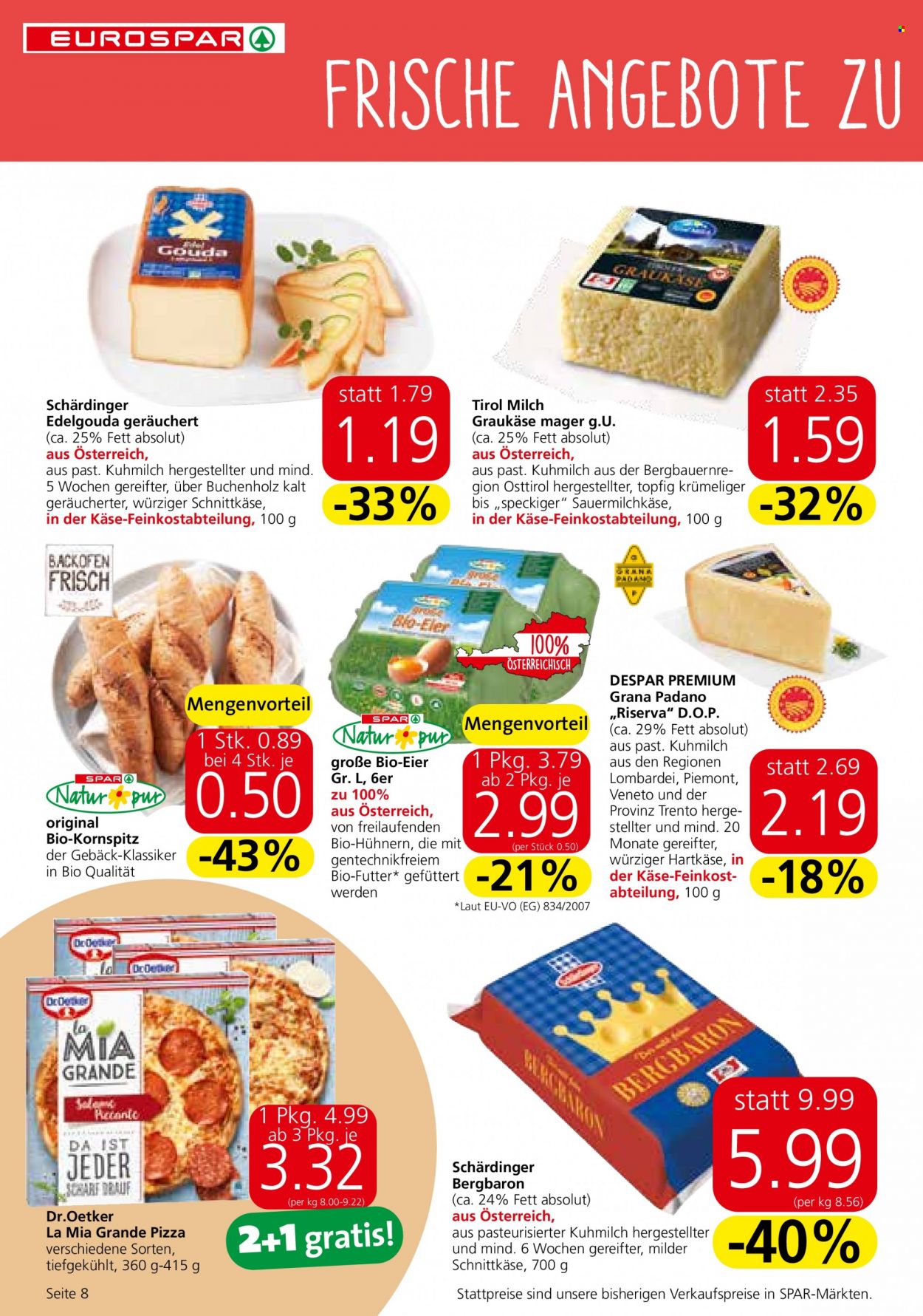Angebote EUROSPAR - 18.1.2024 - 31.1.2024. Seite 8
