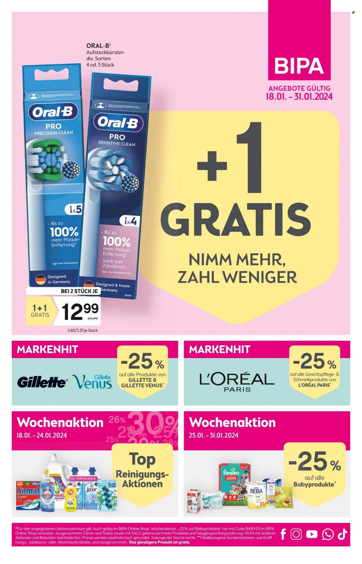 Angebote Bipa - 18.1.2024 - 31.1.2024. Seite 1