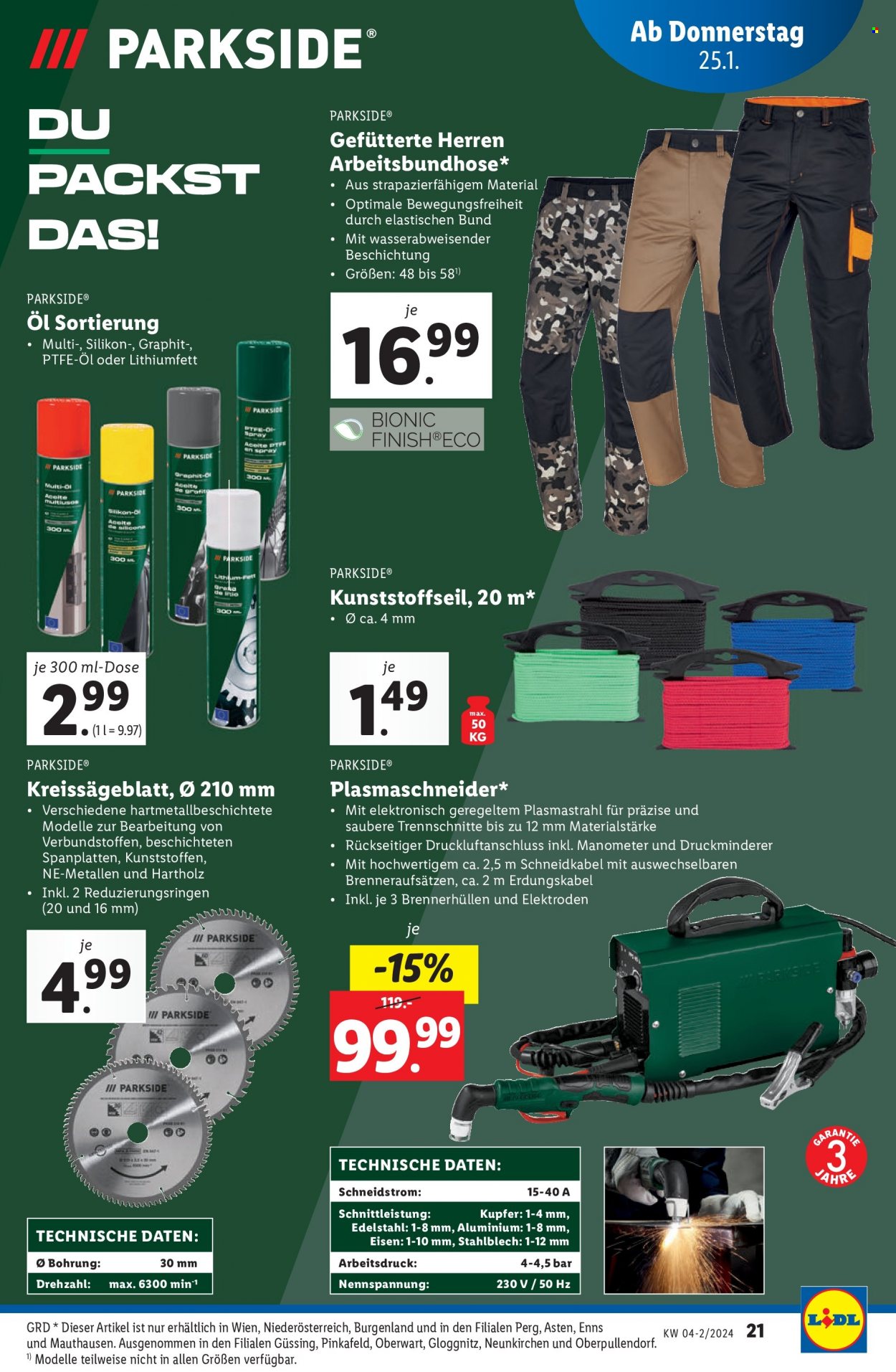 Angebote Lidl - 25.1.2024 - 31.1.2024. Seite 21