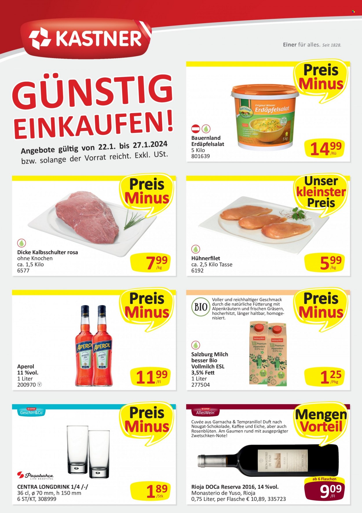 Angebote KASTNER - 22.1.2024 - 27.1.2024. Seite 1