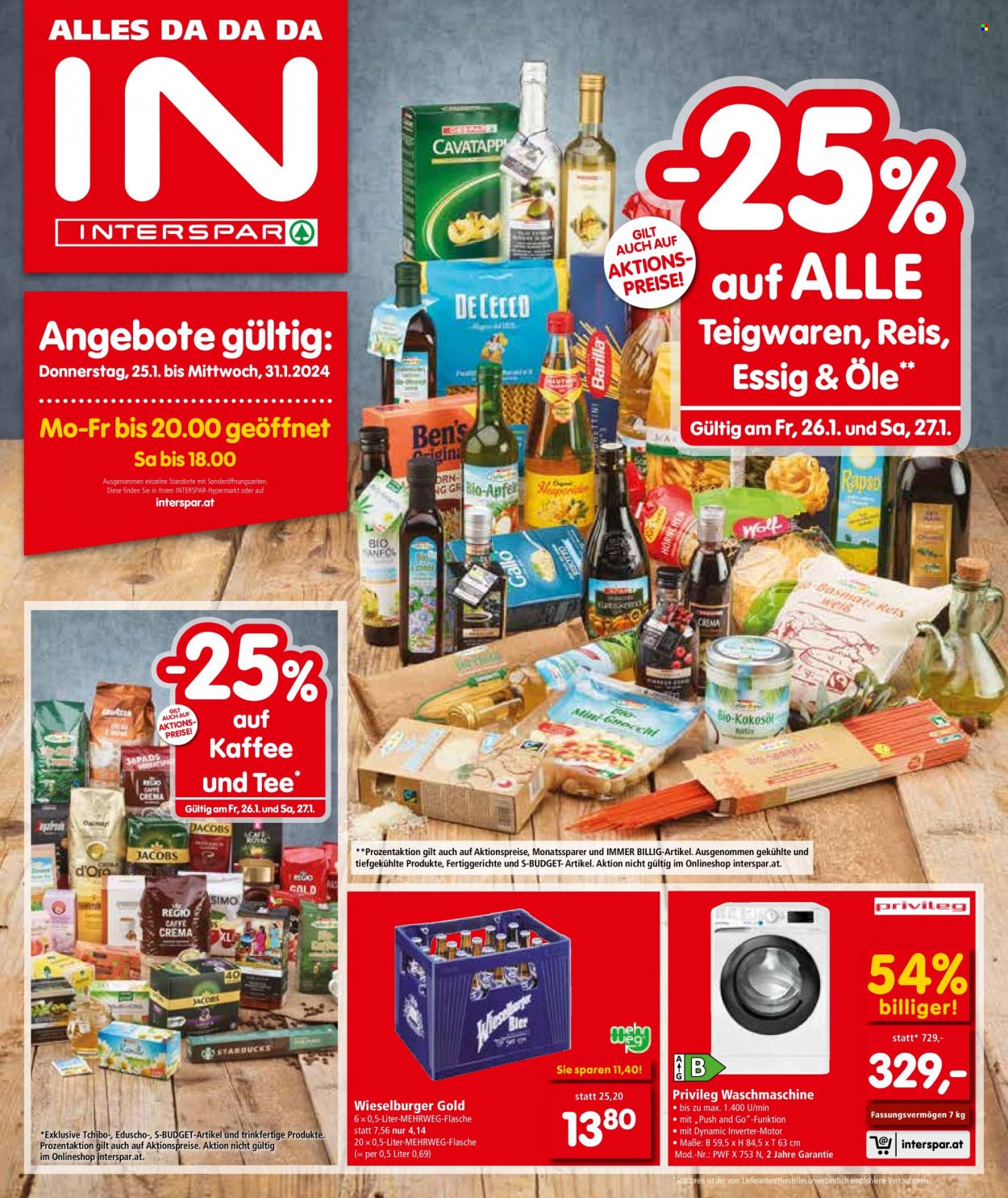 Angebote INTERSPAR - 25.1.2024 - 31.1.2024. Seite 1
