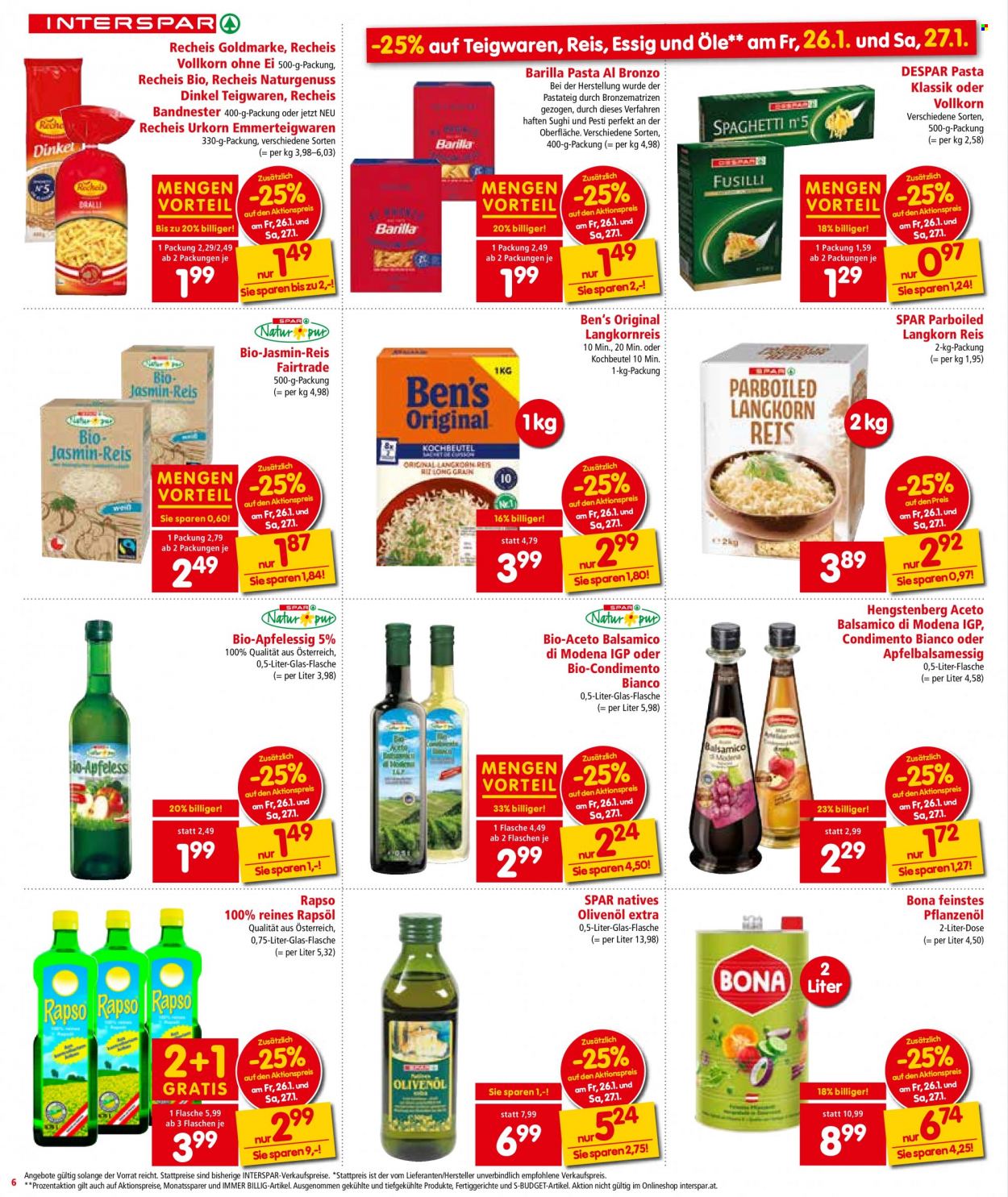 Angebote INTERSPAR - 25.1.2024 - 31.1.2024. Seite 6