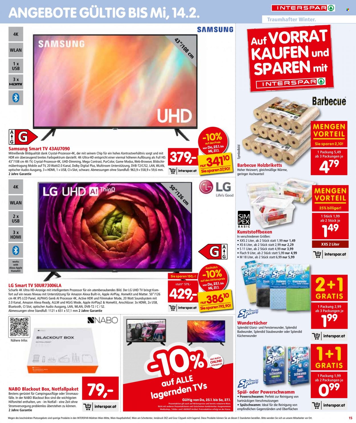 Angebote INTERSPAR - 25.1.2024 - 31.1.2024. Seite 15