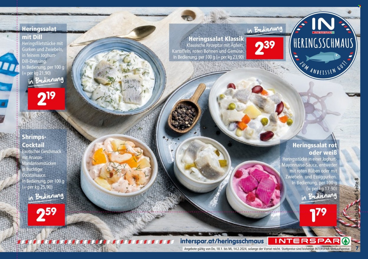Angebote INTERSPAR - 18.1.2024 - 14.2.2024. Seite 7