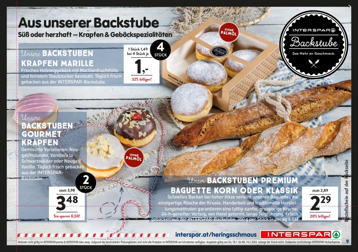 Angebote INTERSPAR - 18.1.2024 - 14.2.2024. Seite 9