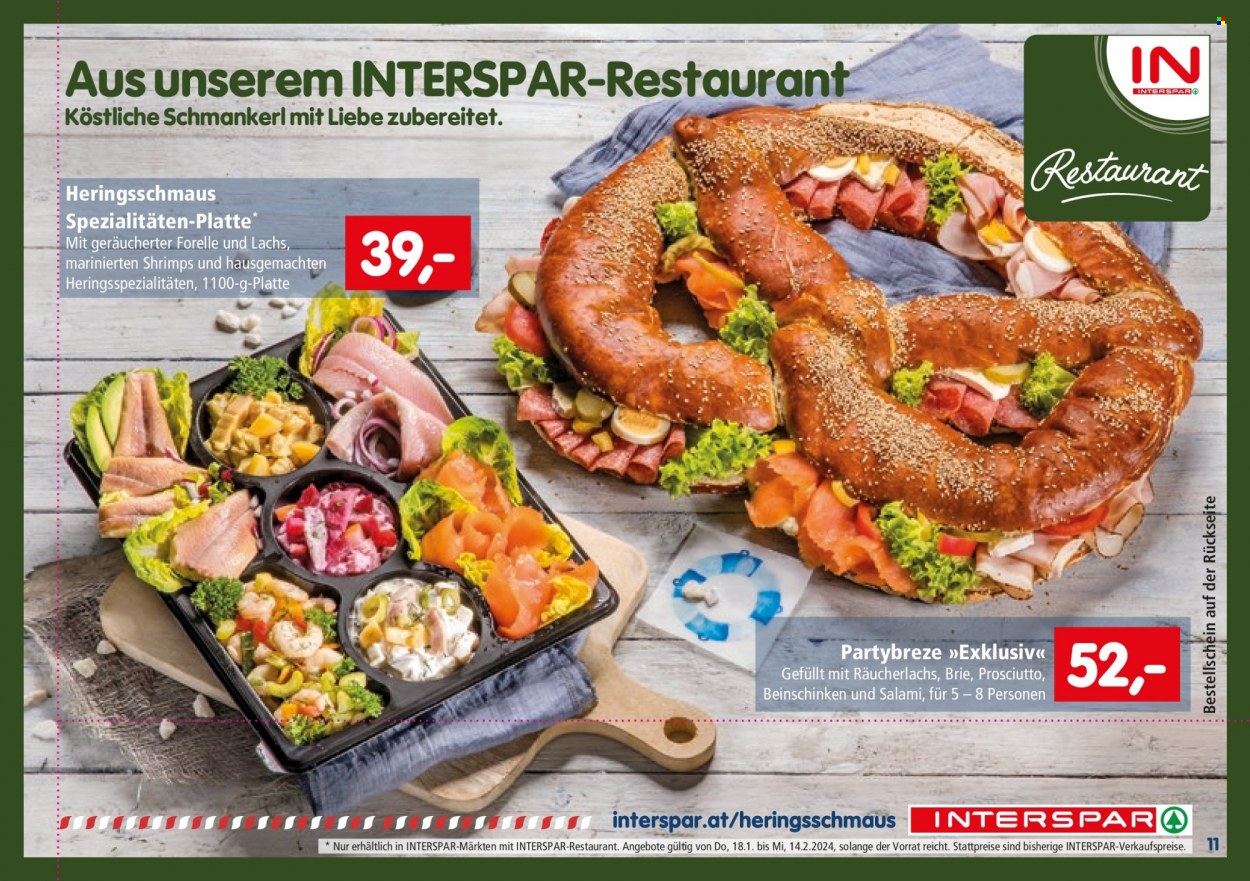 Angebote INTERSPAR - 18.1.2024 - 14.2.2024. Seite 11